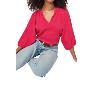 NEW NATION LTD mimi romance blouse in hibiscus